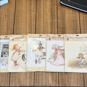 Vintage Holly Hobby Prints Set of 5